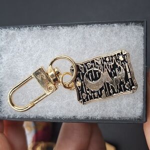 The Moon tarot card keychain charm zipper pull dangle Magic accessory